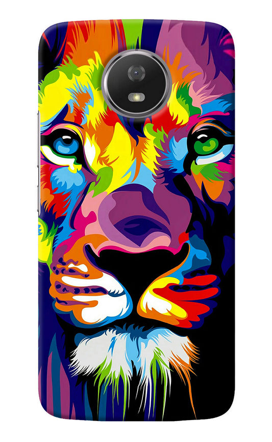 Lion Moto G5S Back Cover