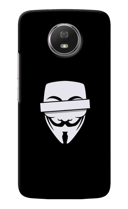 Anonymous Face Moto G5S Back Cover