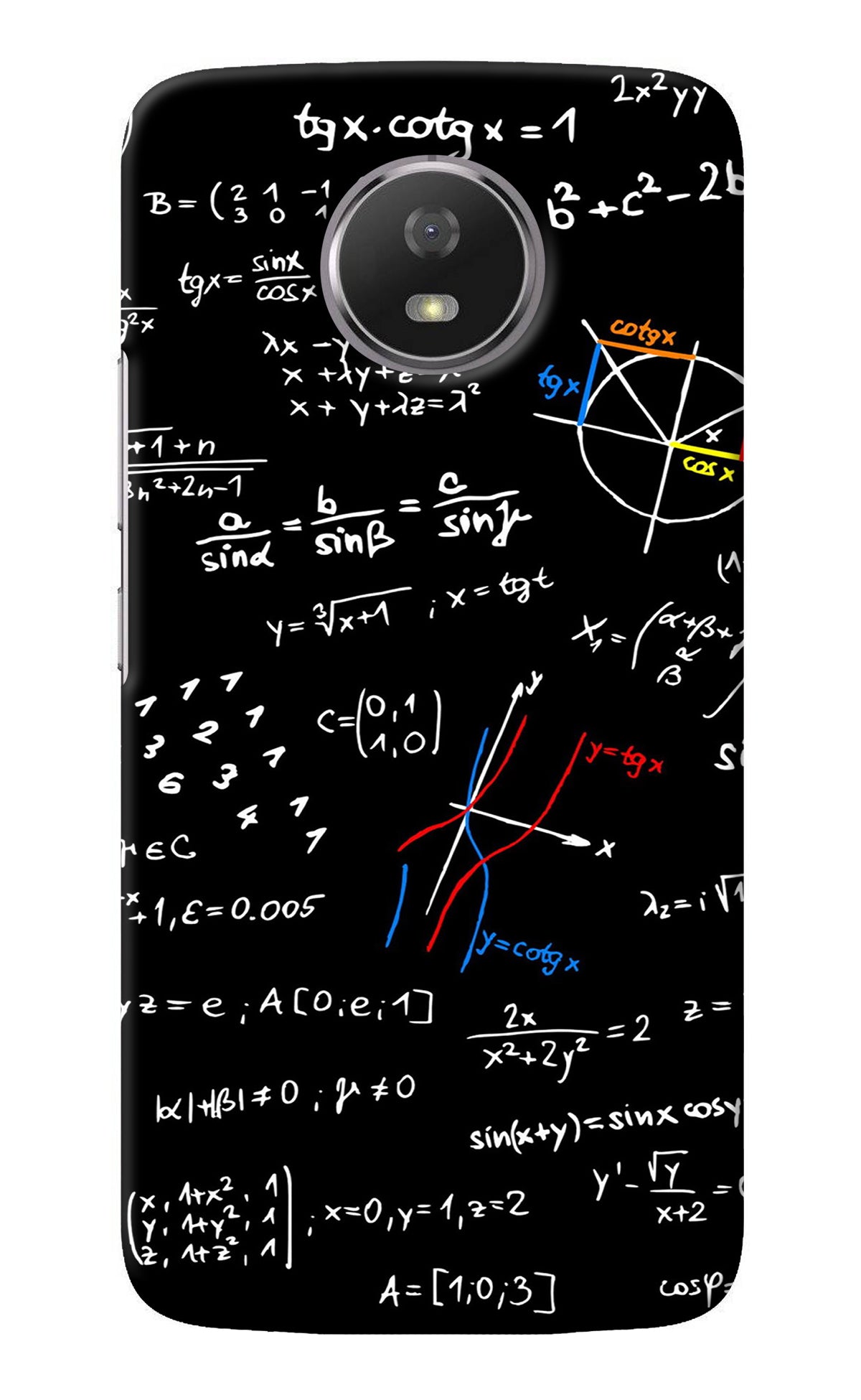 Mathematics Formula Moto G5S Back Cover