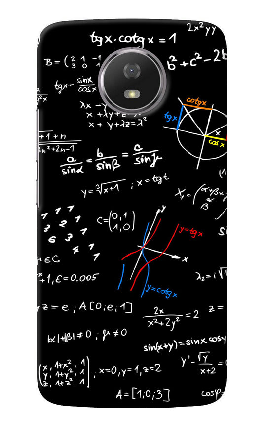 Mathematics Formula Moto G5S Back Cover