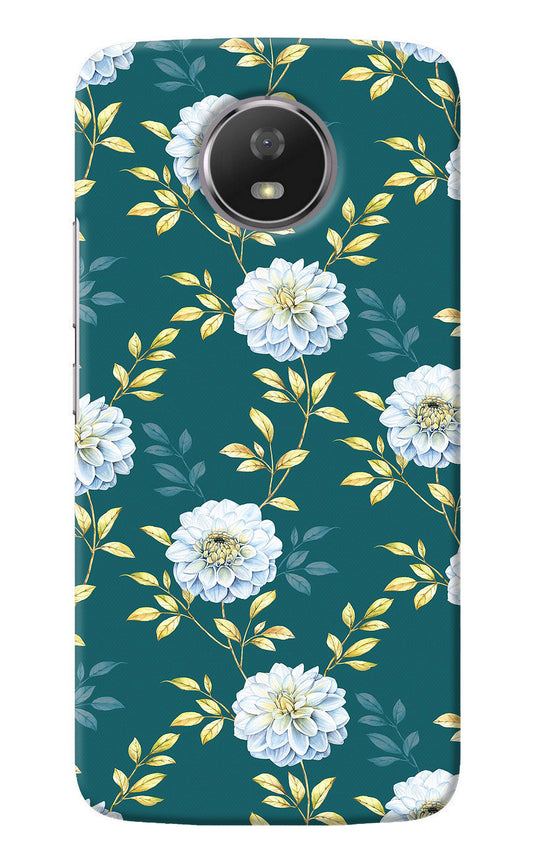 Flowers Moto G5S Back Cover