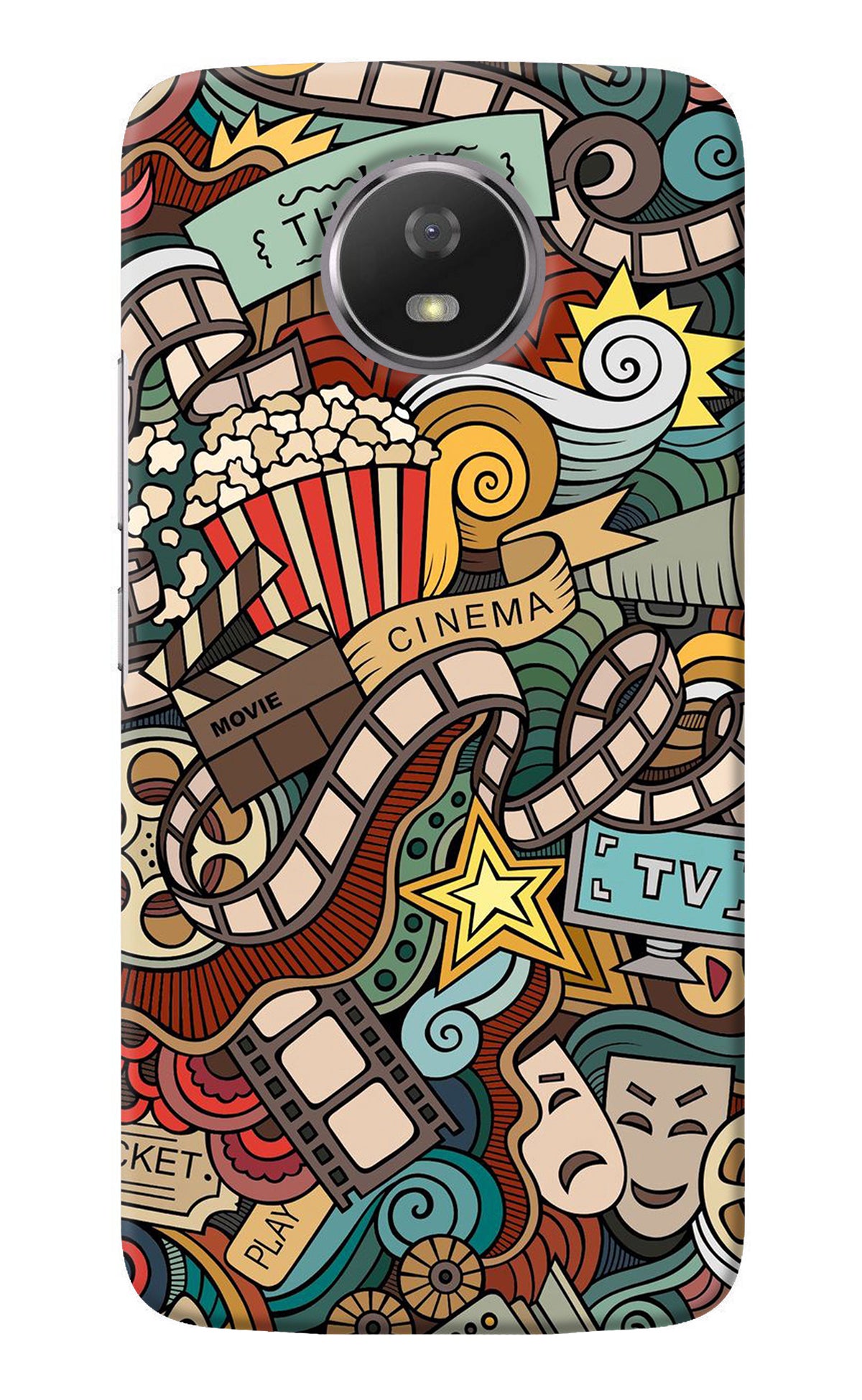 Cinema Abstract Moto G5S Back Cover