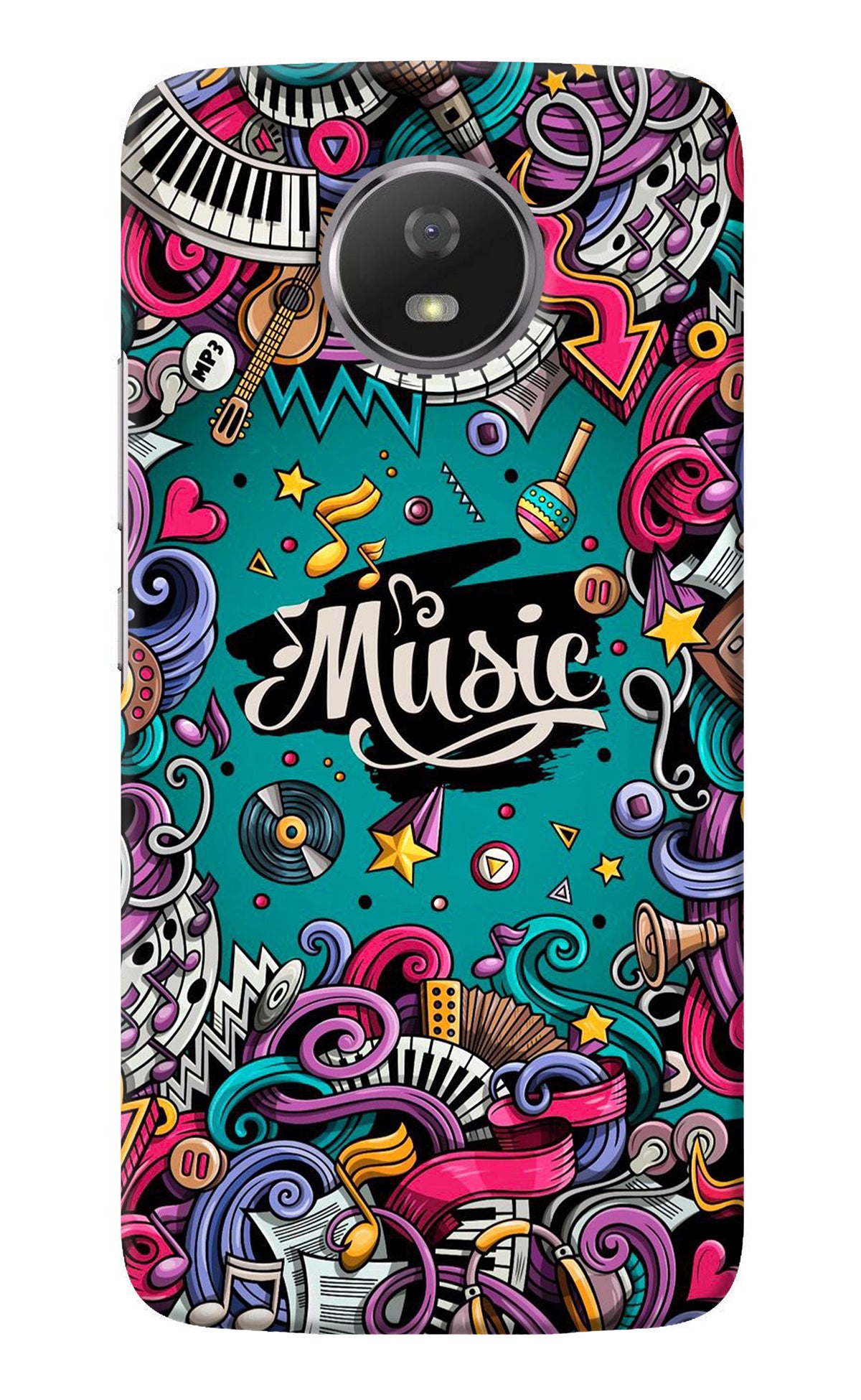 Music Graffiti Moto G5S Back Cover