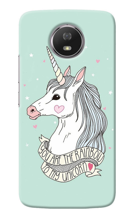 Unicorn Wallpaper Moto G5S Back Cover