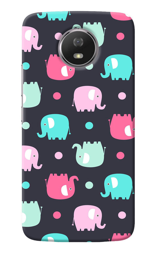 Elephants Moto G5S Back Cover