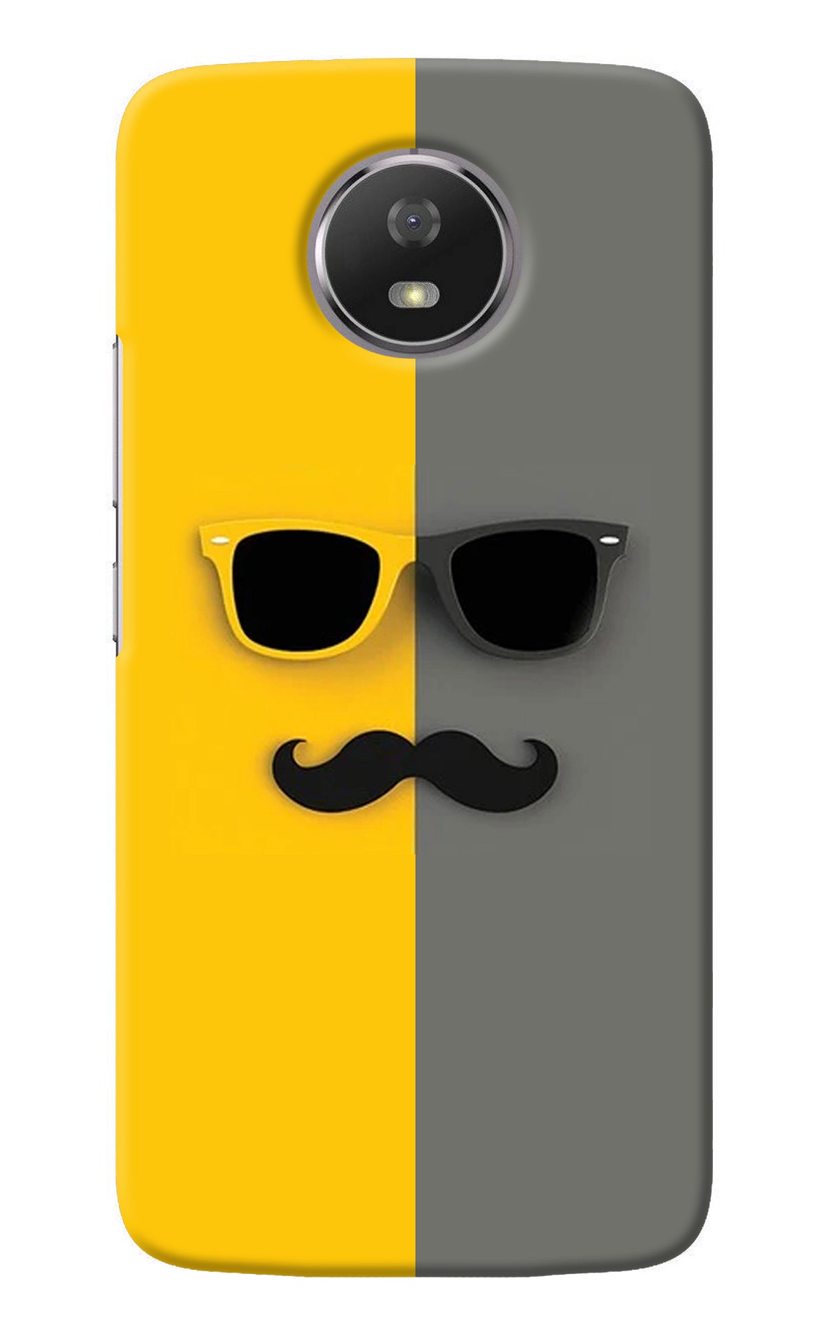 Sunglasses with Mustache Moto G5S Back Cover