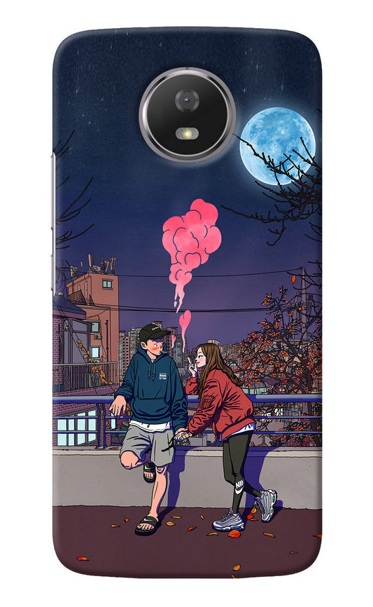 Chilling Couple Moto G5S Back Cover