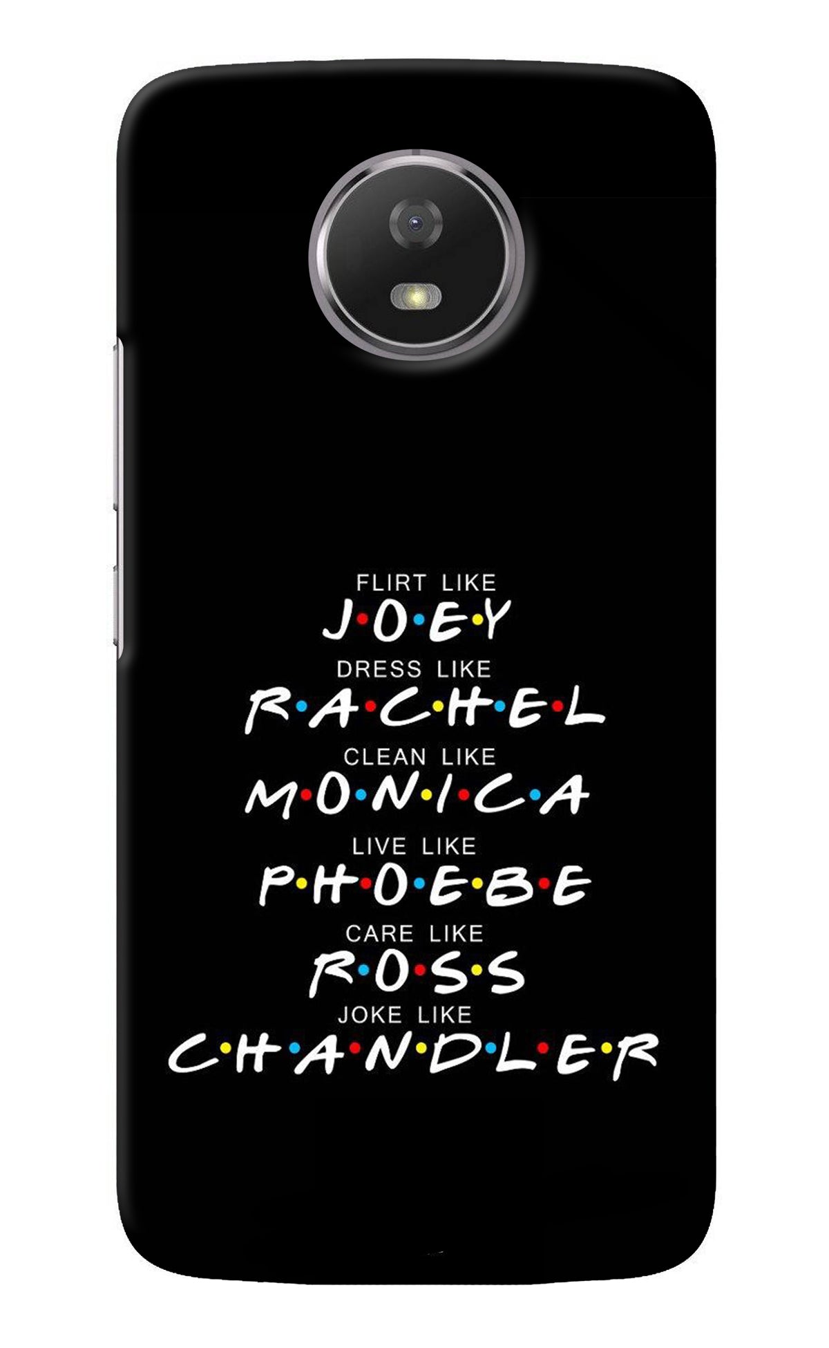 FRIENDS Character Moto G5S Back Cover