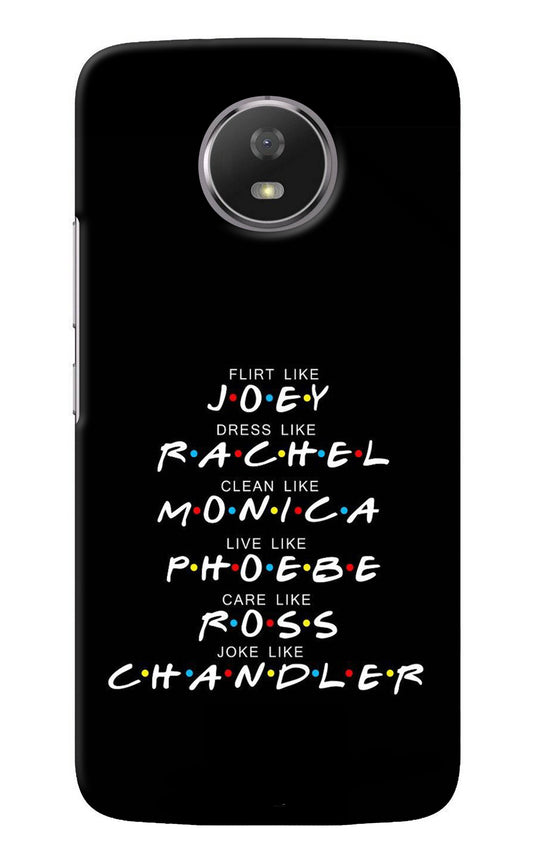 FRIENDS Character Moto G5S Back Cover