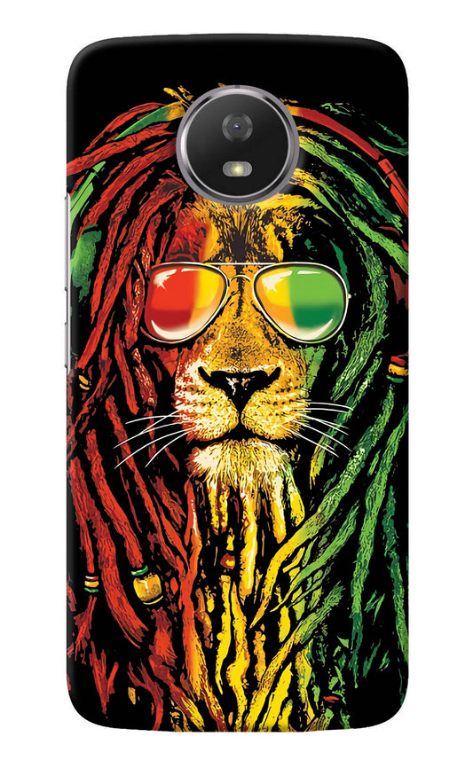 Rasta Lion Moto G5S Back Cover