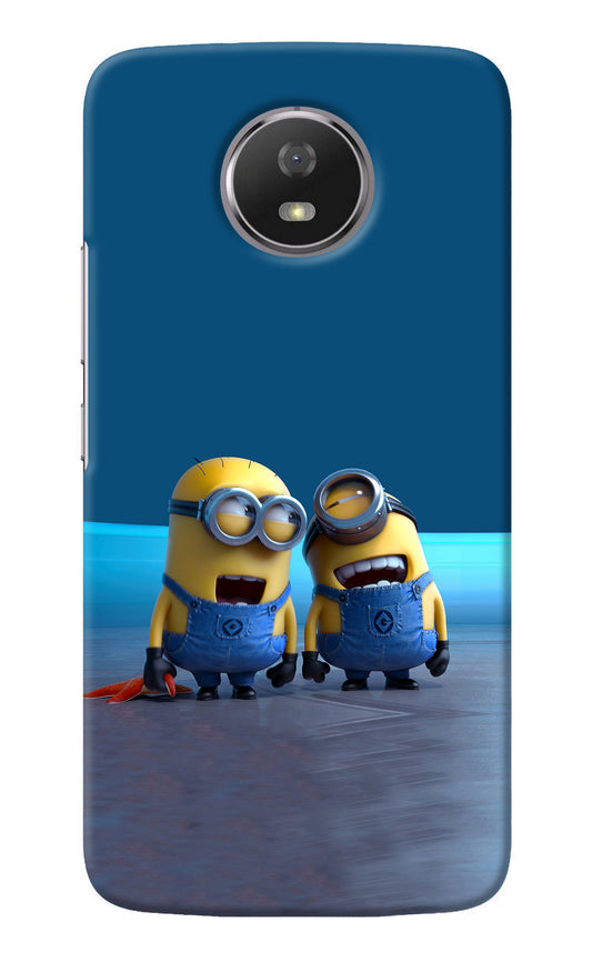 Minion Laughing Moto G5S Back Cover