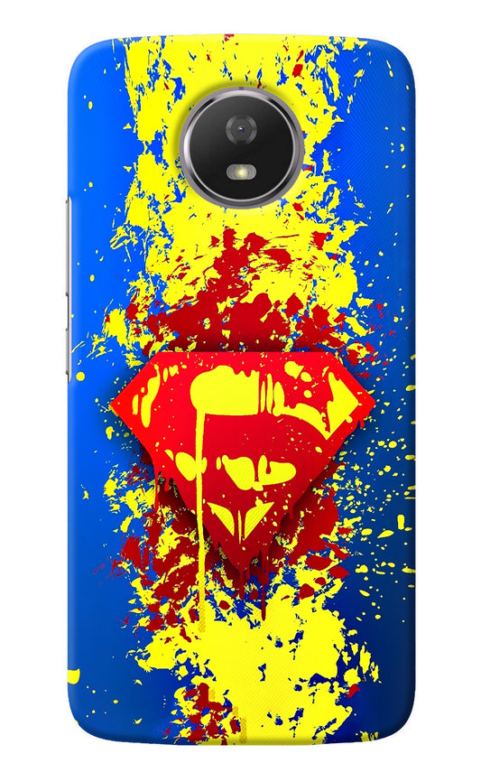 Superman logo Moto G5S Back Cover