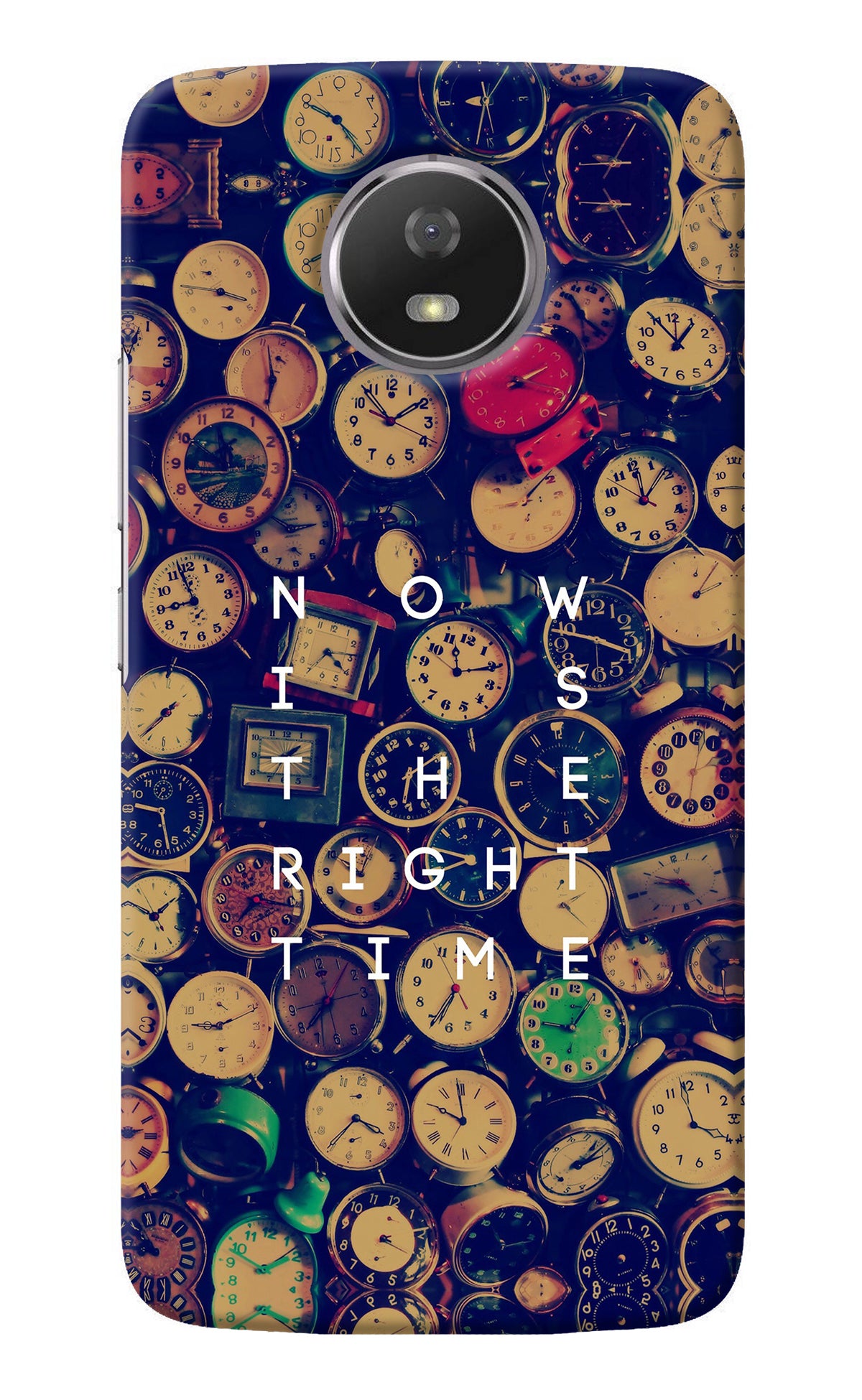 Now is the Right Time Quote Moto G5S Back Cover