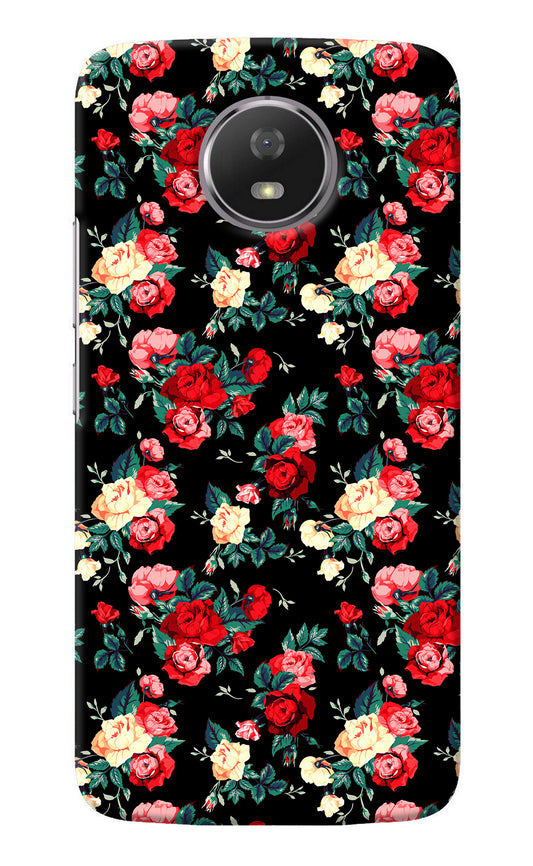 Rose Pattern Moto G5S Back Cover