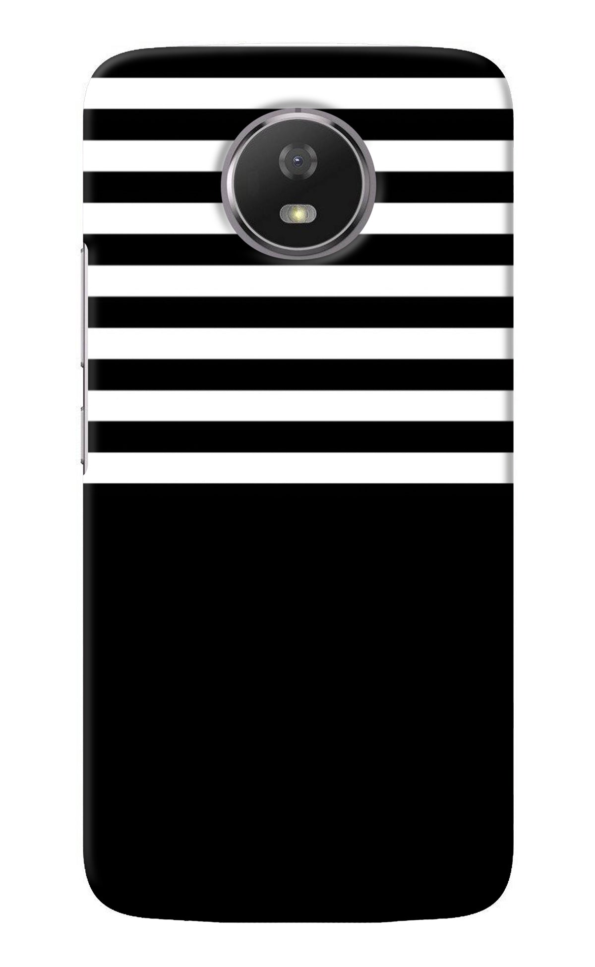 Black and White Print Moto G5S Back Cover