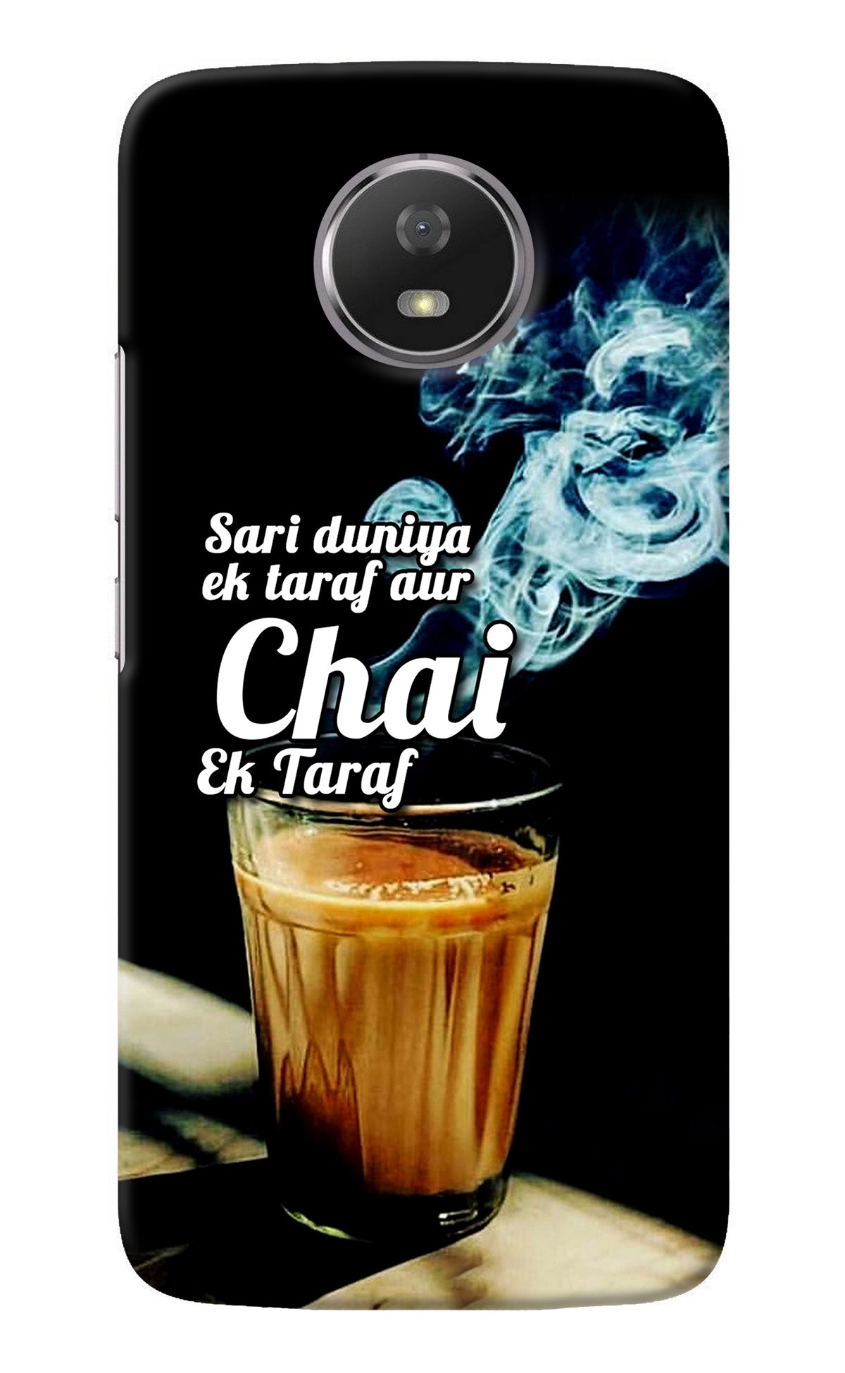 Chai Ek Taraf Quote Moto G5S Back Cover