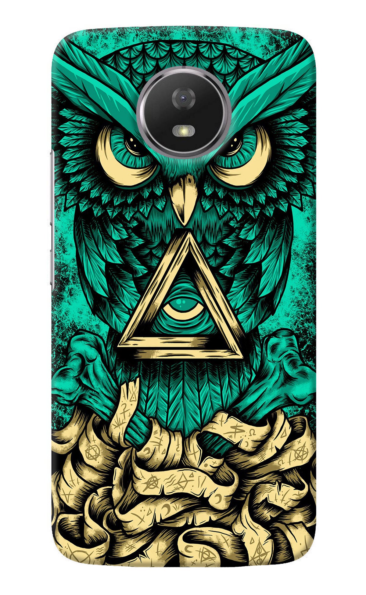 Green Owl Moto G5S Back Cover