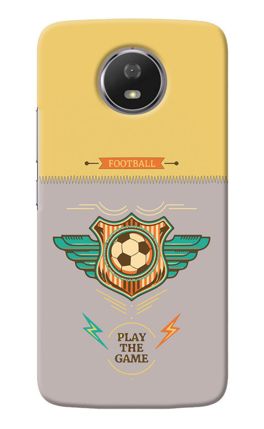 Football Moto G5S Back Cover