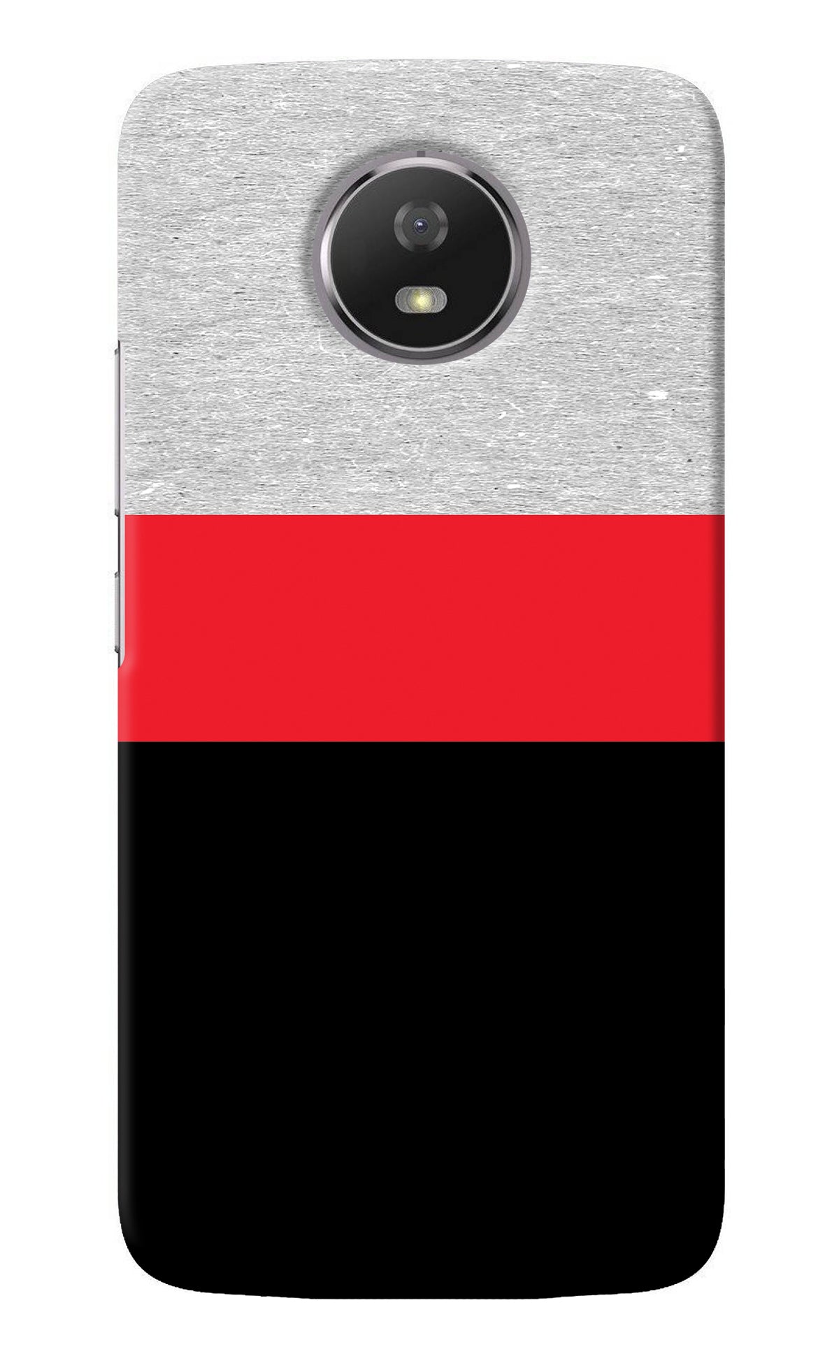 Tri Color Pattern Moto G5S Back Cover