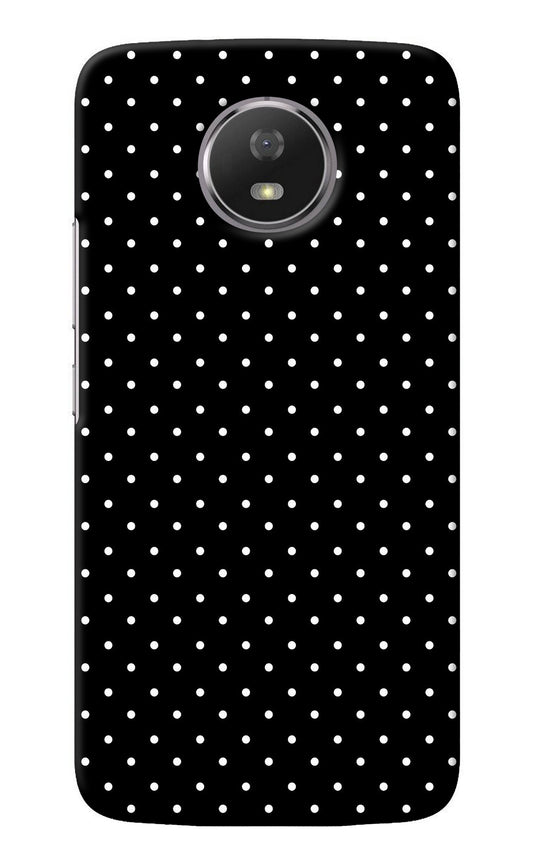 White Dots Moto G5S Back Cover