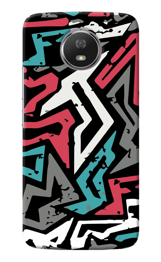 Geometric Graffiti Moto G5S Back Cover