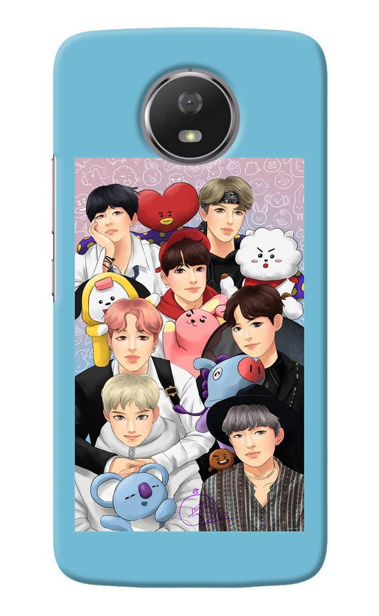 BTS with animals Moto G5S Back Cover