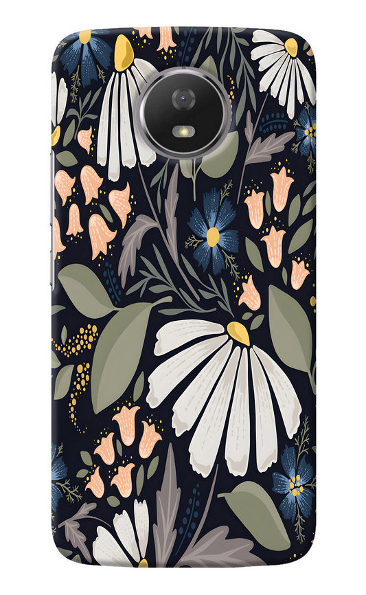 Flowers Art Moto G5S Back Cover