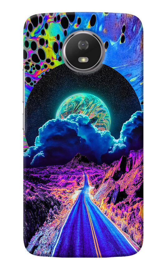 Psychedelic Painting Moto G5S Back Cover