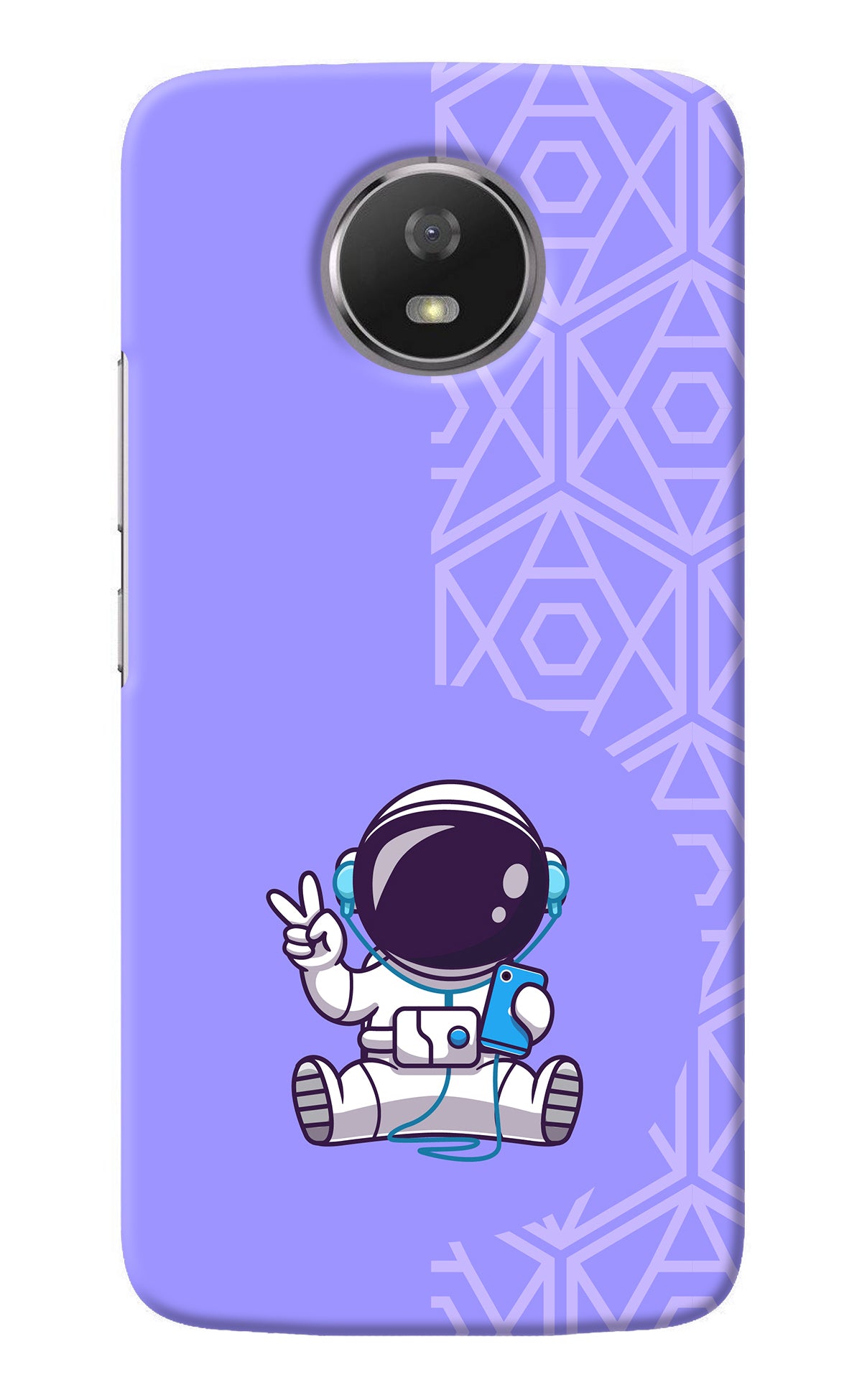 Cute Astronaut Chilling Moto G5S Back Cover