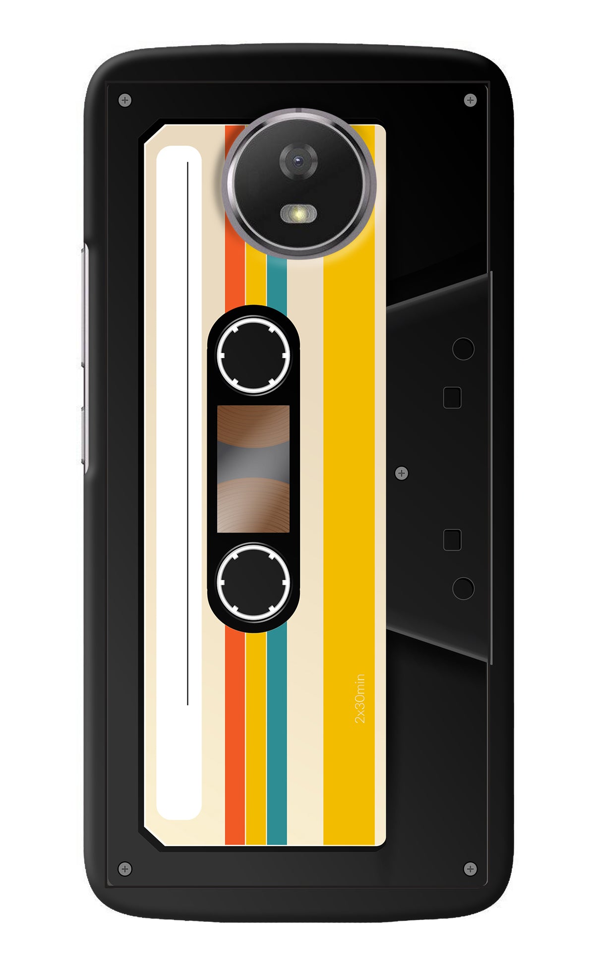 Tape Cassette Moto G5S Back Cover