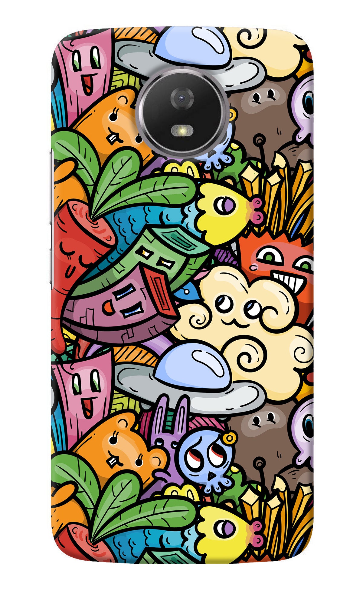 Veggie Doodle Moto G5S Back Cover