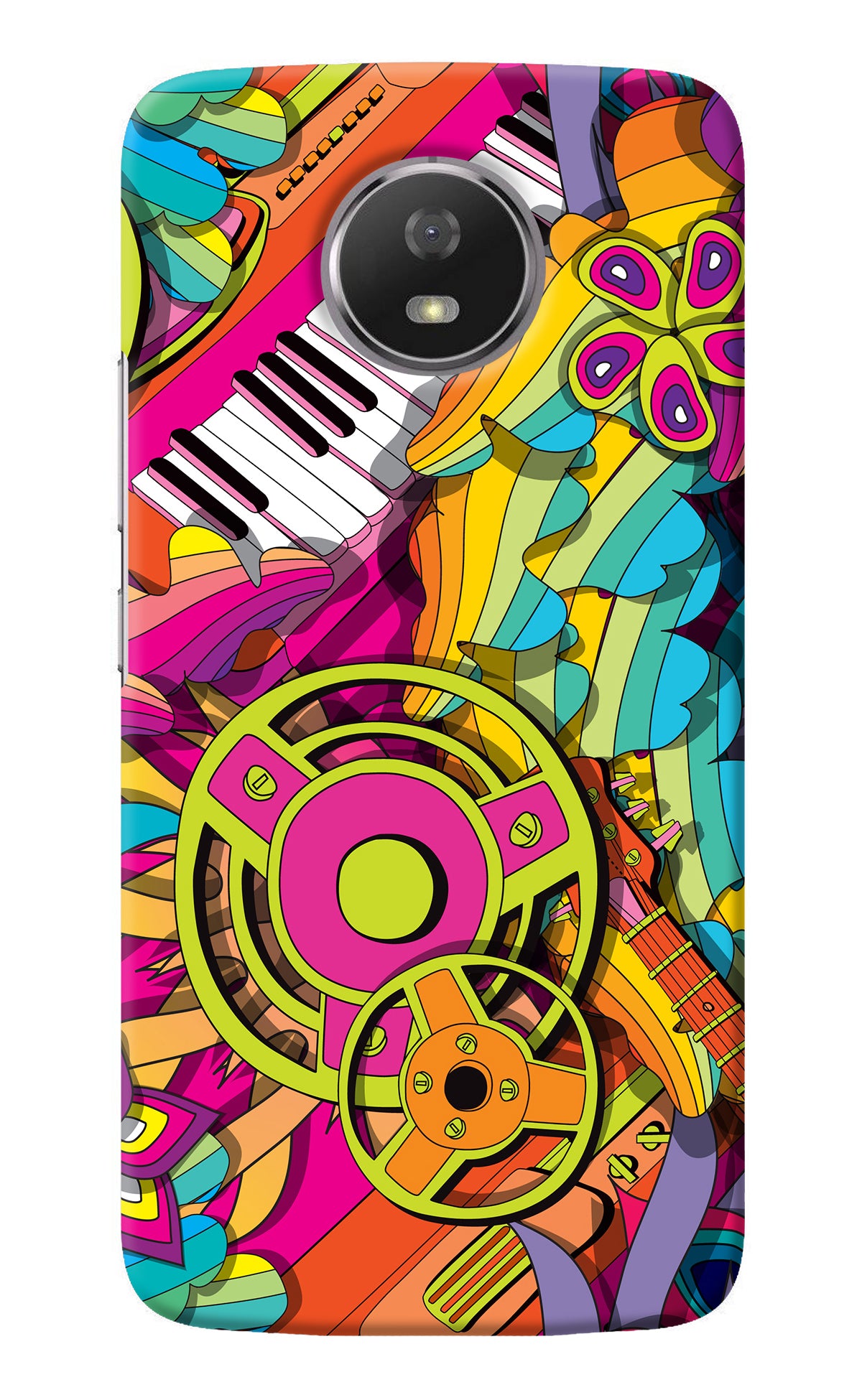 Music Doodle Moto G5S Back Cover