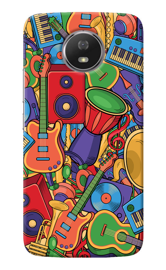Music Instrument Doodle Moto G5S Back Cover