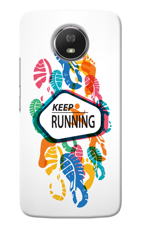 Keep Running Moto G5S Back Cover