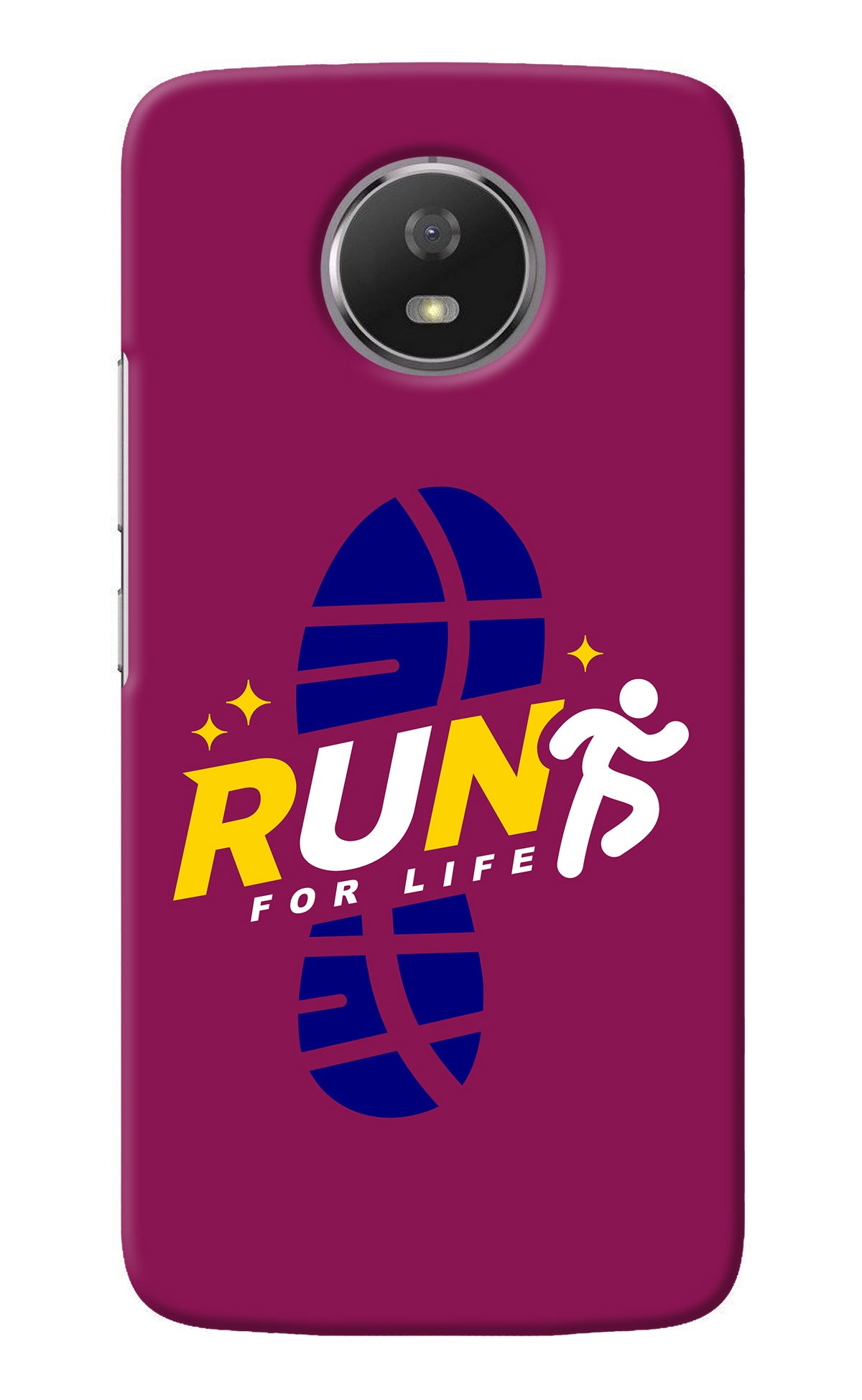 Run for Life Moto G5S Back Cover