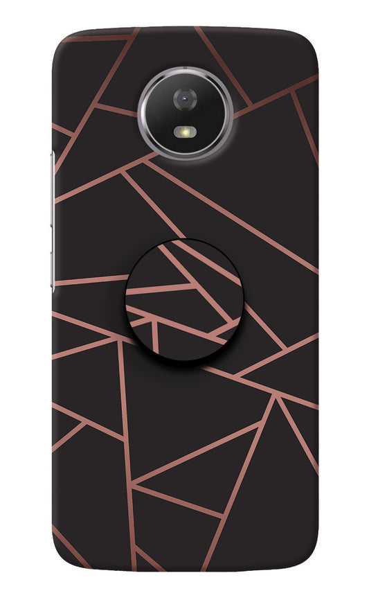 Geometric Pattern Moto G5S Pop Case