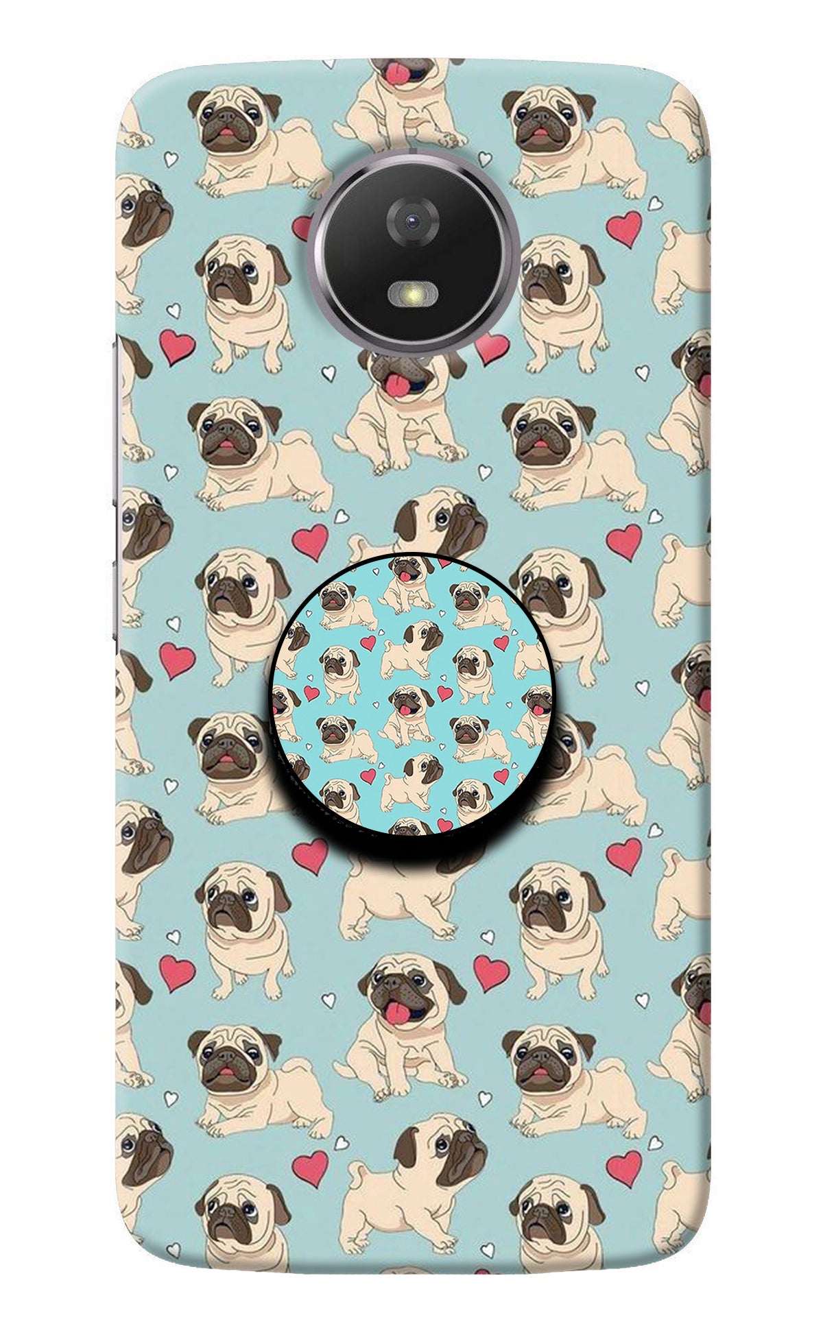 Pug Dog Moto G5S Pop Case