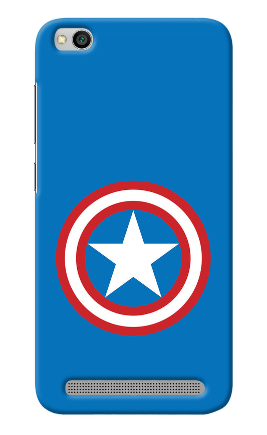 Captain America Logo Redmi 5A Back Cover