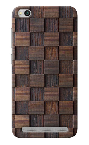 Wooden Cube Design Redmi 5A Back Cover