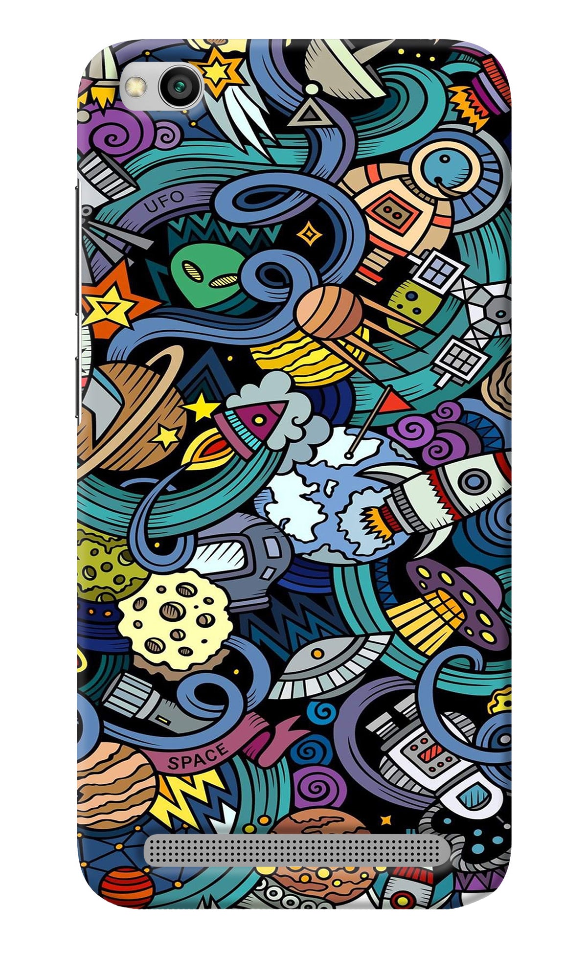 Space Abstract Redmi 5A Back Cover