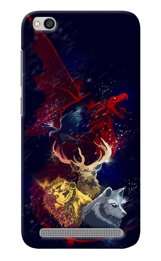 Game Of Thrones Redmi 5A Back Cover