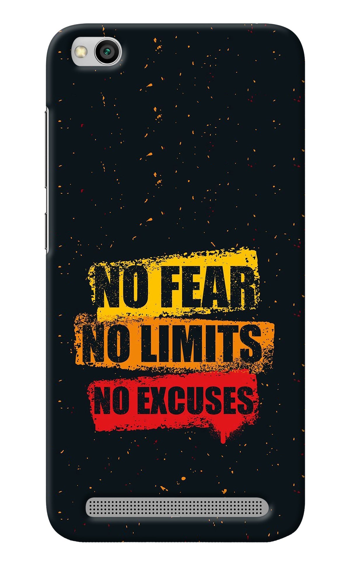 No Fear No Limits No Excuse Redmi 5A Back Cover