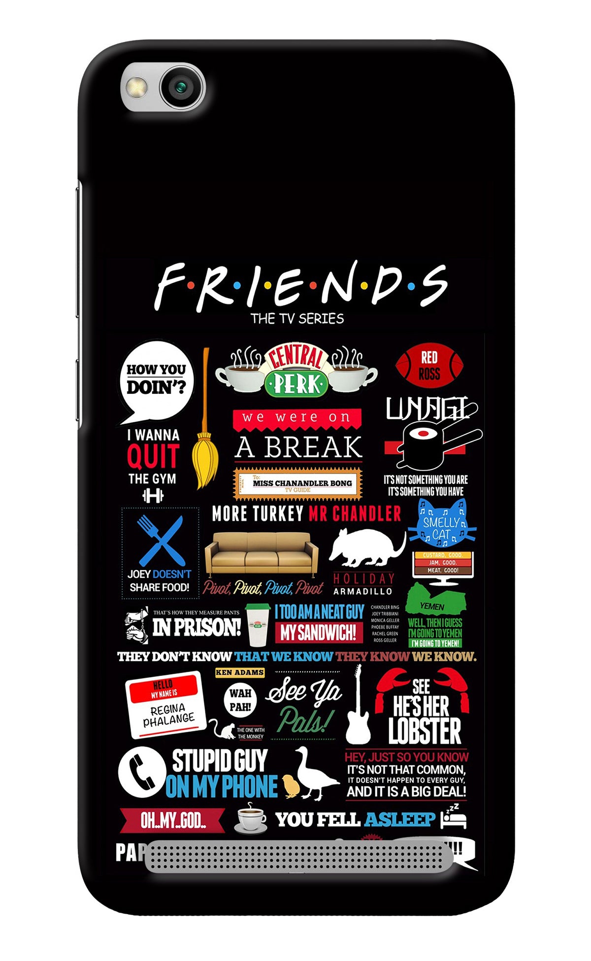 FRIENDS Redmi 5A Back Cover