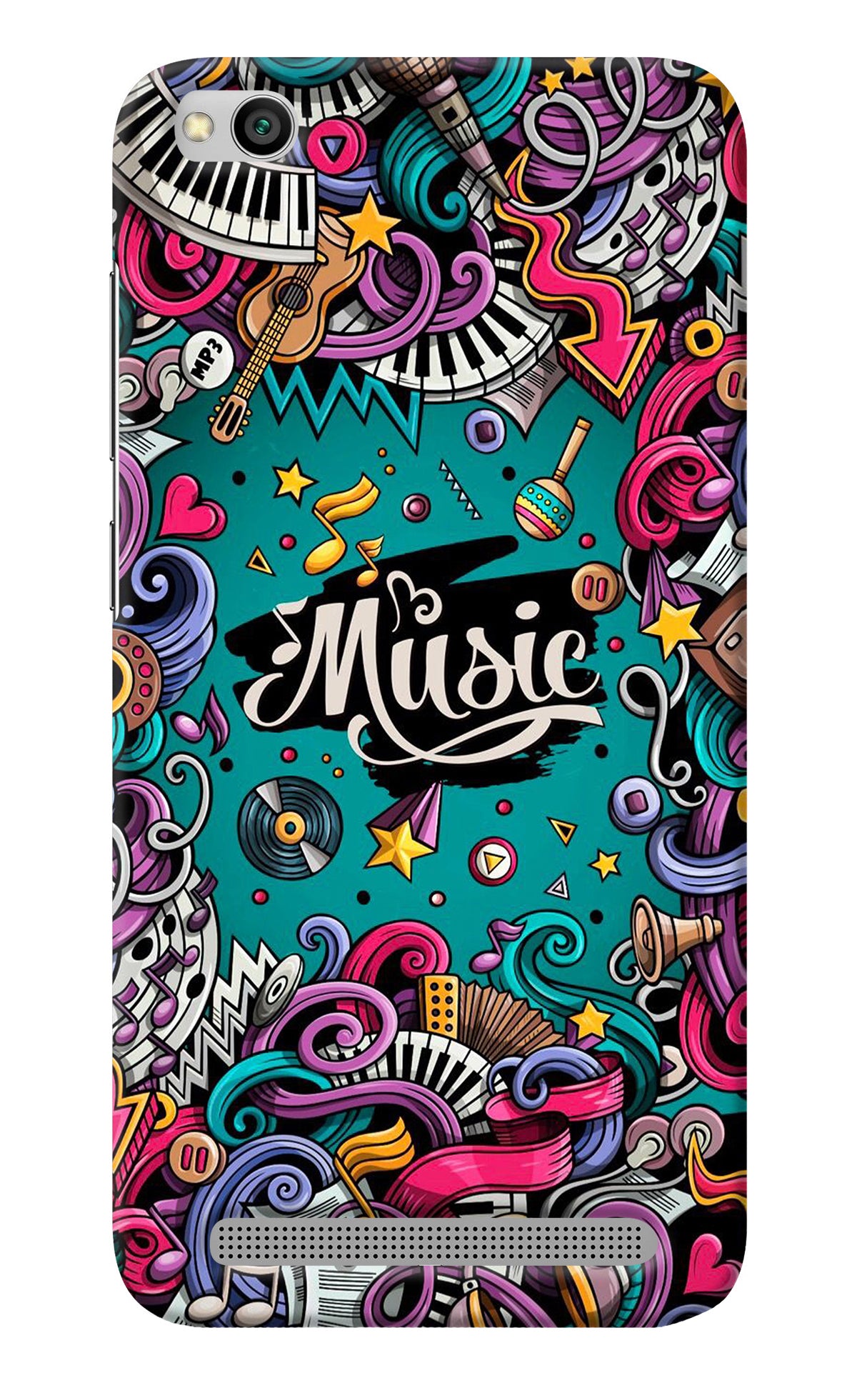 Music Graffiti Redmi 5A Back Cover