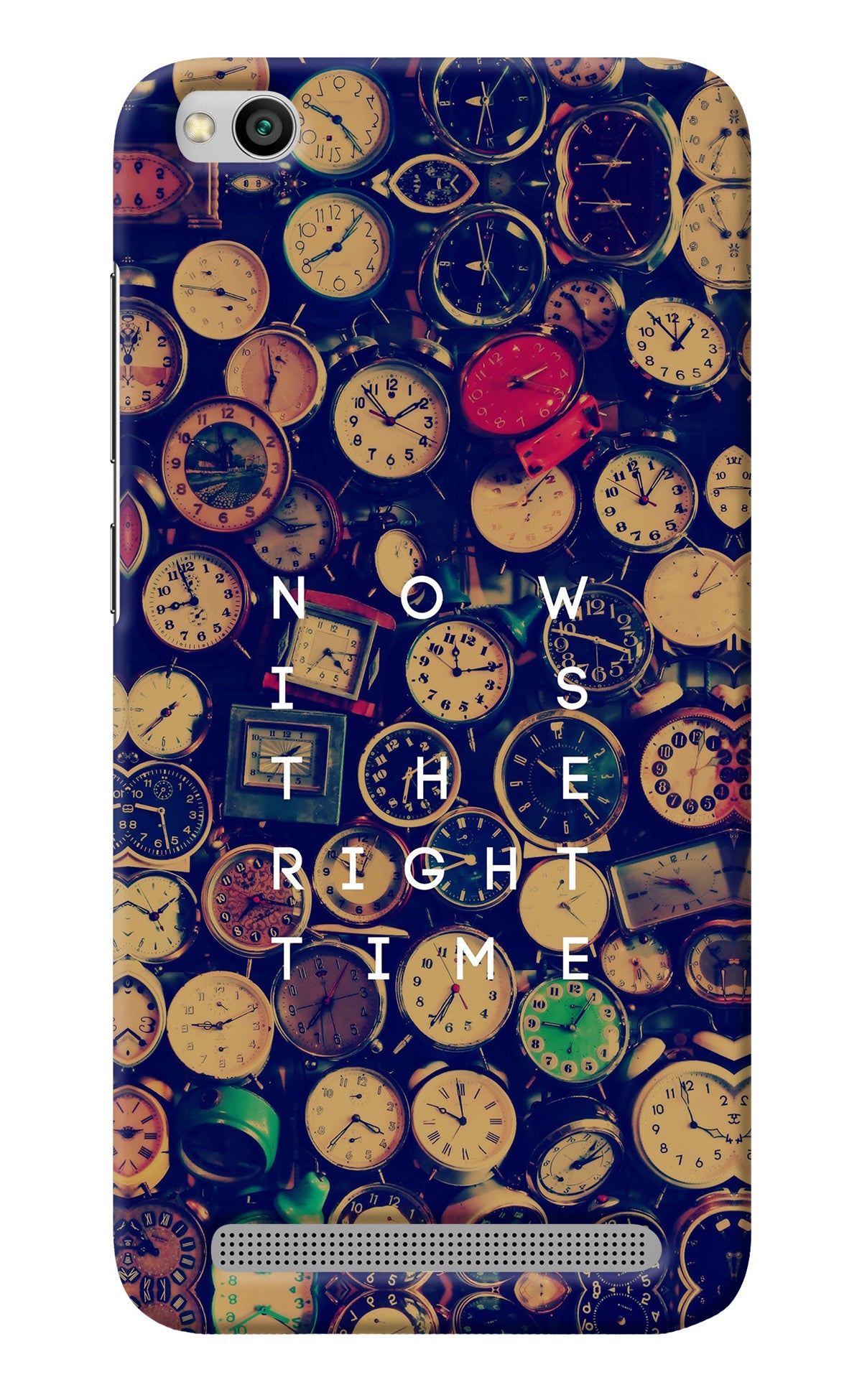 Now is the Right Time Quote Redmi 5A Back Cover