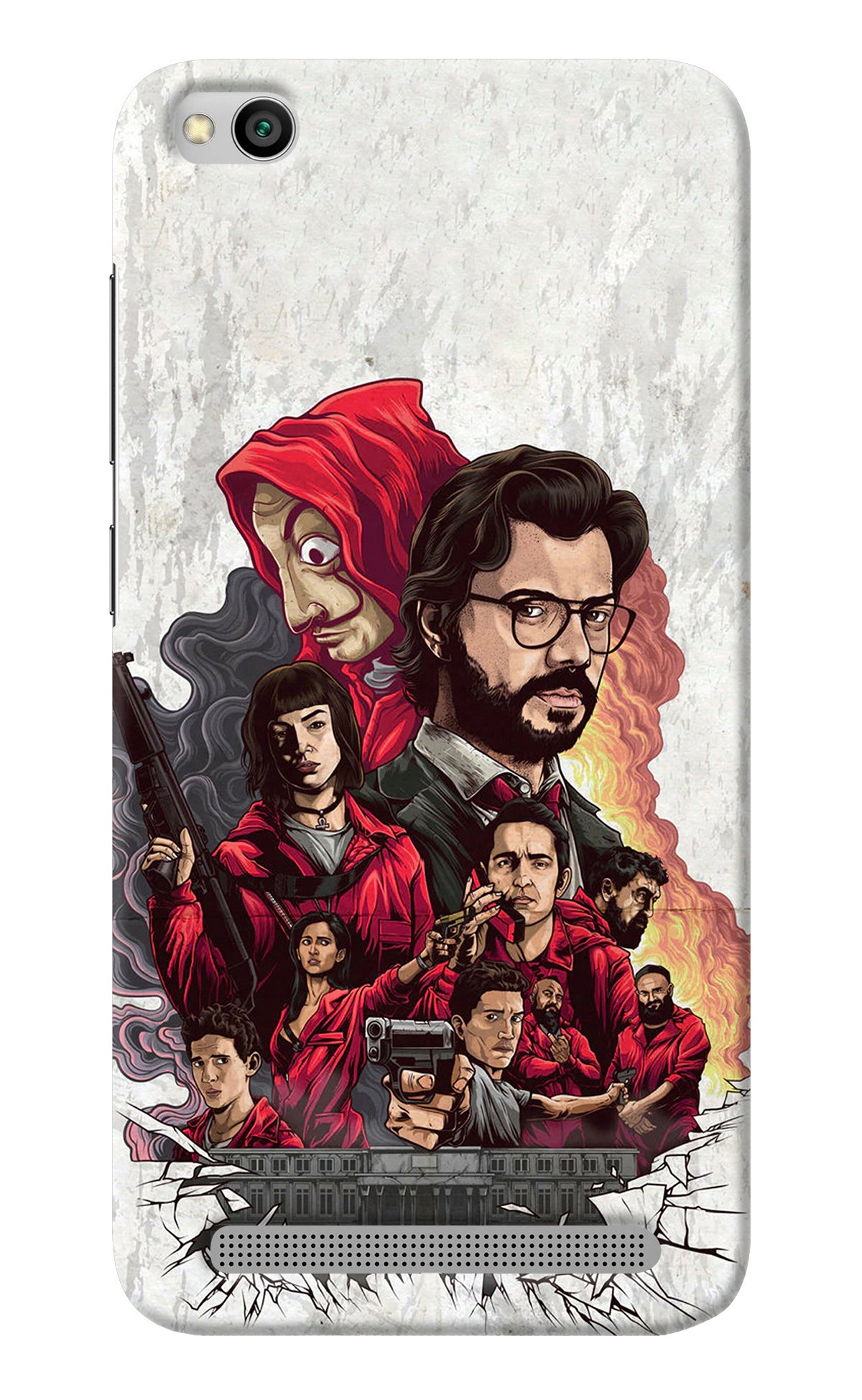 Money Heist Artwork Redmi 5A Back Cover