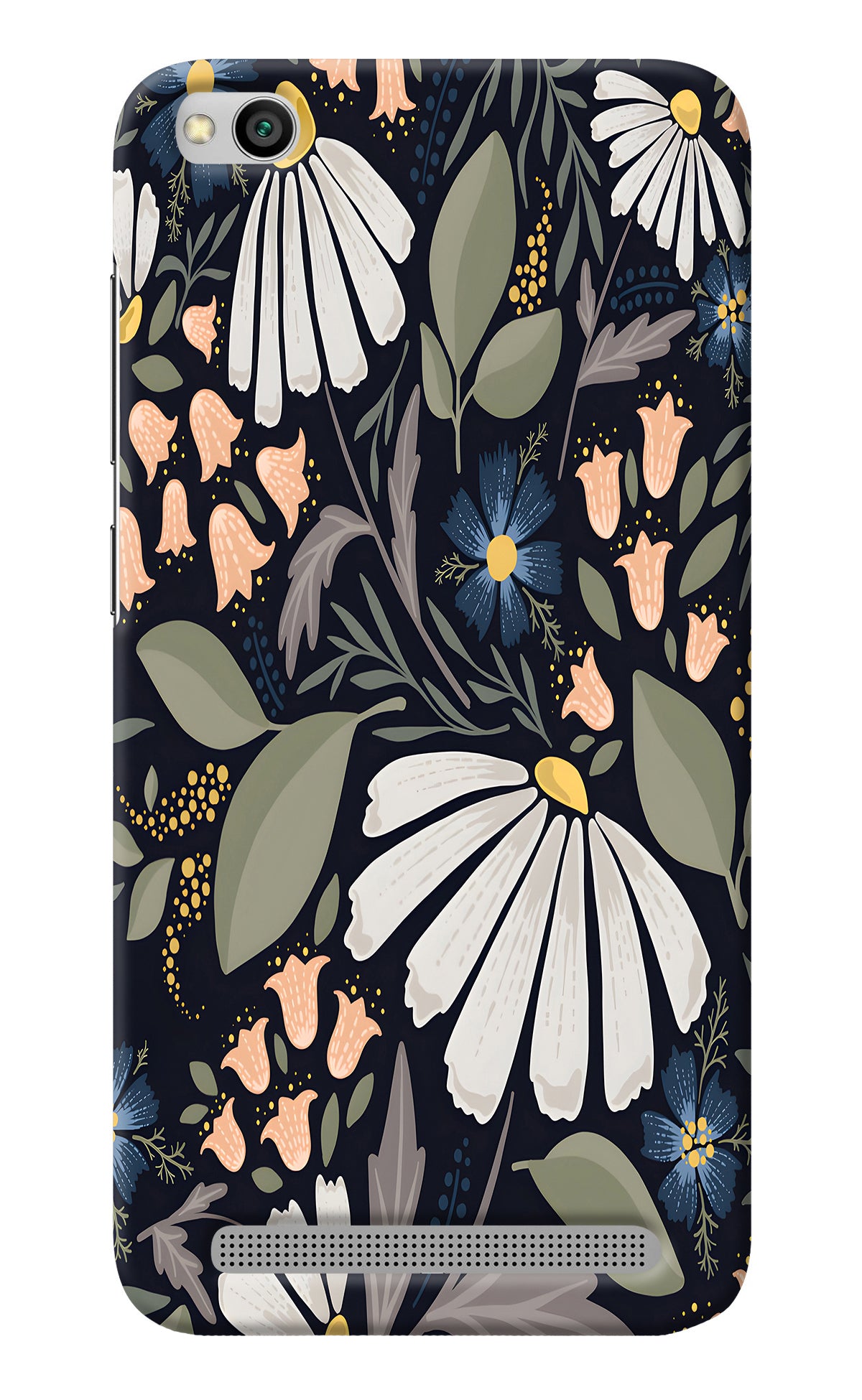 Flowers Art Redmi 5A Back Cover