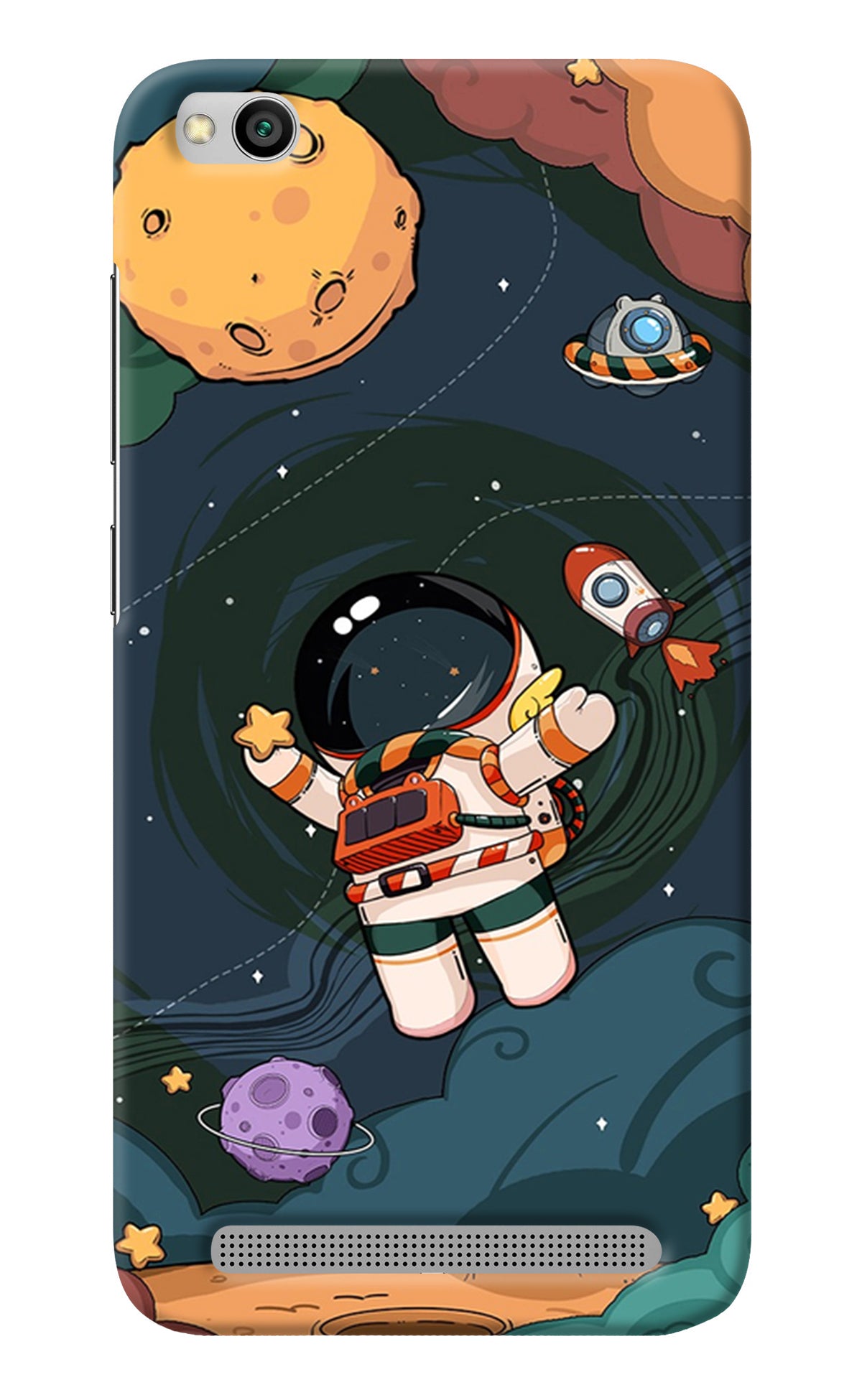 Cartoon Astronaut Redmi 5A Back Cover