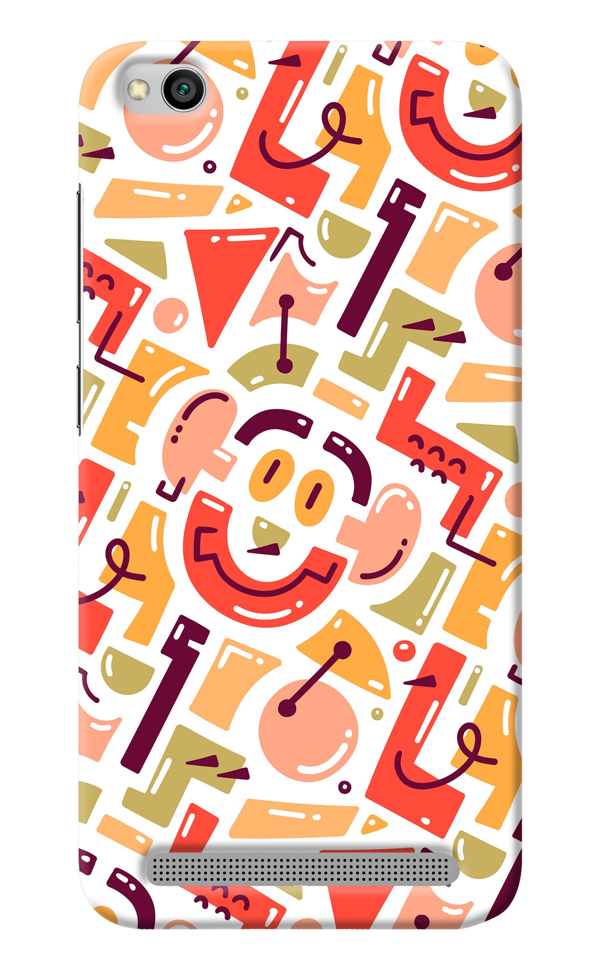 Doodle Pattern Redmi 5A Back Cover