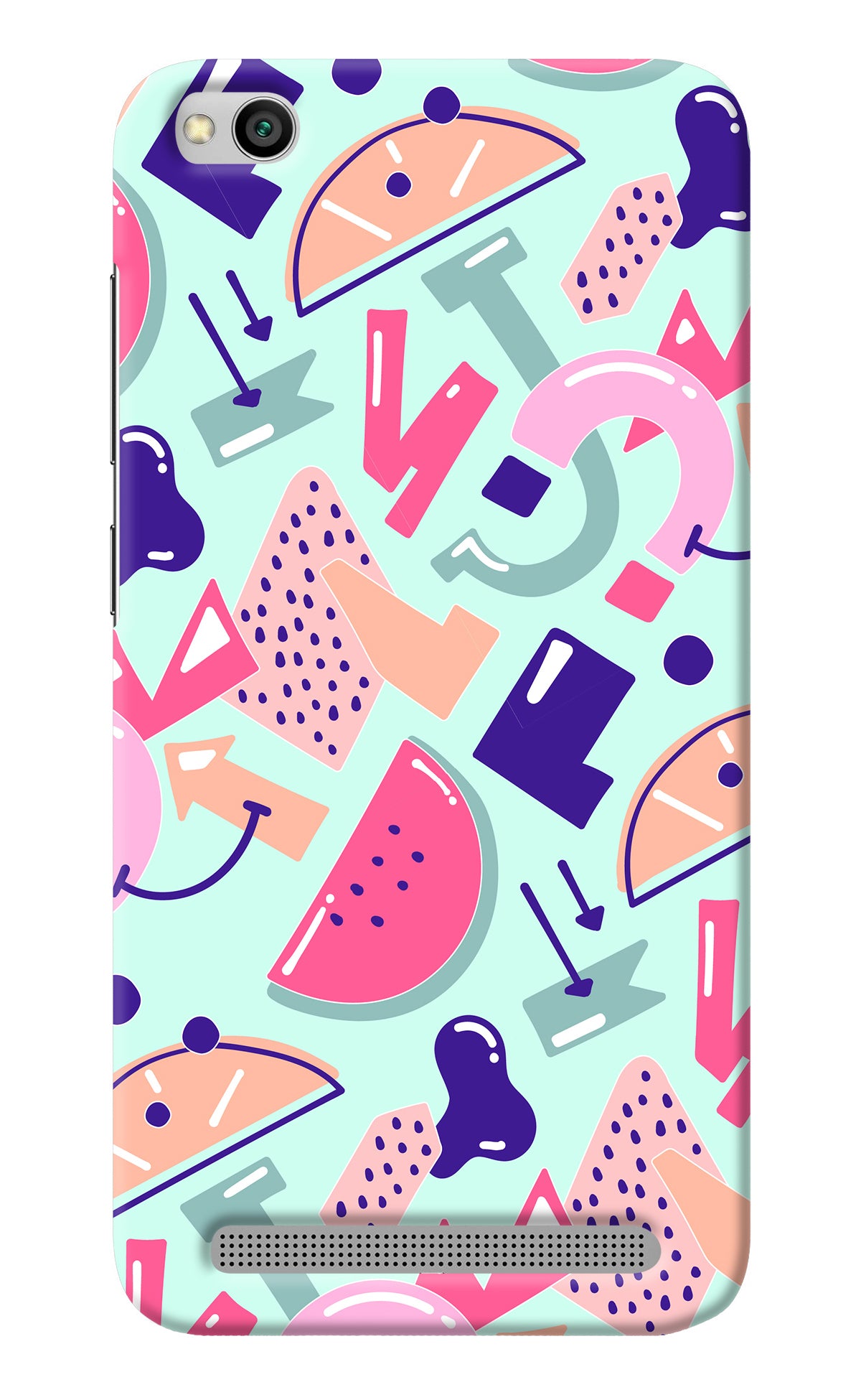 Doodle Pattern Redmi 5A Back Cover